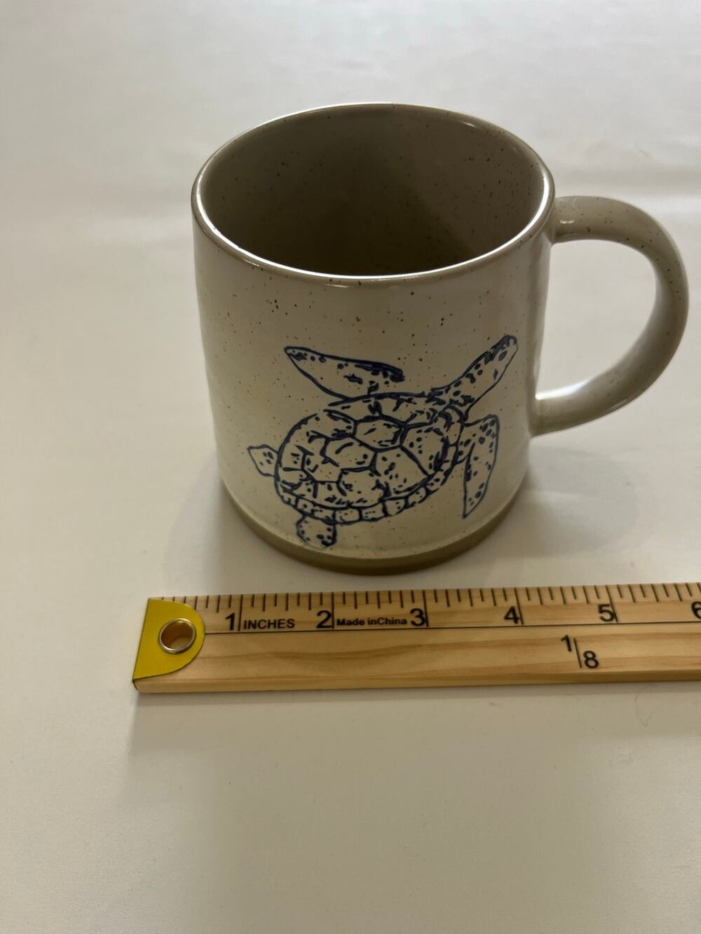 Karma Stoneware-style Turtle Coffee Mug